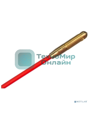 Протяжка кабельная Rexant (мини УЗК в бухте), стеклопруток, d=3,5мм, 5м красная