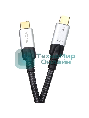 Кабель USB4 TCM--TCM, 5K@60Hz, 40Gbps, PD 240W, 5A, VCOM, 1.2м