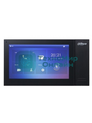 Видеодомофон Dahua DH-VTH2421FB-P черный