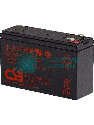 Батарея для ИБП CSB HR 1224W (12V, 5.5Ah)