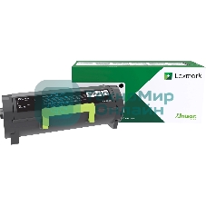 Картридж лазерный Lexmark черный сверхвысокой емкости для MX517de, MX617de, MS517dn, MS617dn 20000 стр.