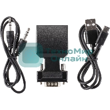 Переходник HDMI(F) --> VGA(M)+audio, AOpen CA336A 1080x60Hz