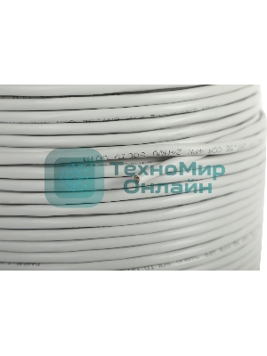 Кабель сетевой Ningbo FTP 4 пары cat5E solid 0.5мм CCA molded 305м серый