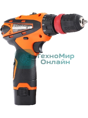 Дрель-шуруповерт аккумуляторная Patriot BR 115Li, Аккумуляторная, 16В, 2 АКБ, Кейс