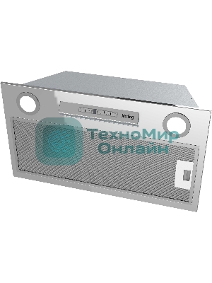 Вытяжка встраиваемая Korting KHI 6755 X нержавеющая сталь, 52 см, 800 куб. м/ч, 52 дБ