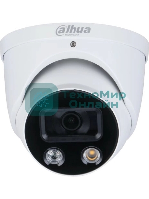 Камера видеонаблюдения IP Dahua DH-IPC-HDW3449HP-AS-PV-0280B-S5 2.8-2.8мм цв. корп.:белый/черный (DH-IPC-HDW3449HP-AS-PV-0280B)