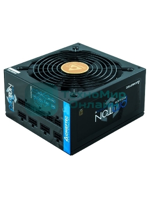 Блок питания Chieftec BDF-750C, 750Вт 80 PLUS Bronze, 140мм, модульный, черный