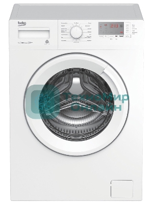 Стиральная машина Beko WRE6512BWW белый, загрузка фронтальная 6 кг, 1000 об/мин., класс: А