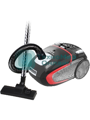 Пылесос Hyundai HYV-B4995 черный/красный, 400/2220 Вт, уборка сухая, пылесборник мешок 2.5 л