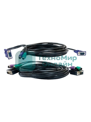 Кабель D-Link DKVM-CB/A4A 1.8м черный
