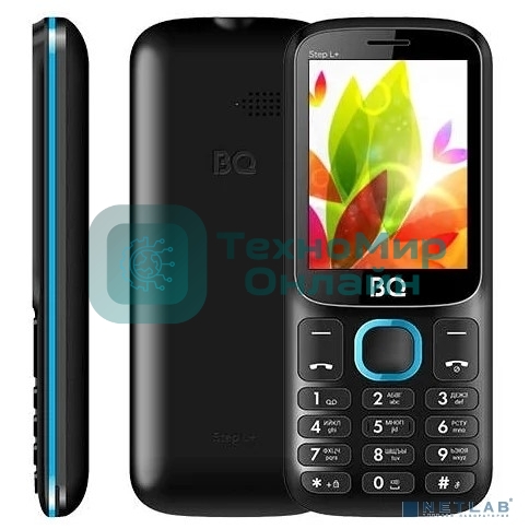 Мобильный телефон BQ 2440 Step L+ черный/синий