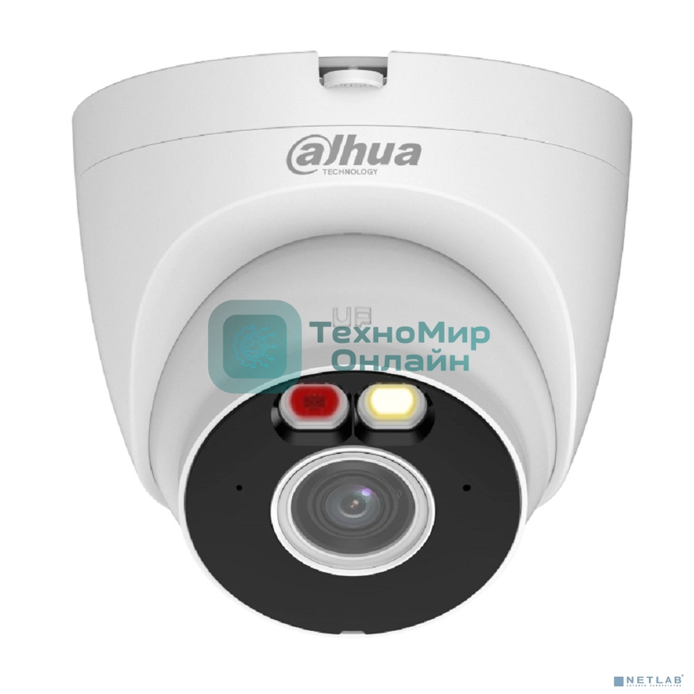 Камера видеонаблюдения IP Dahua DH-IPC-T3AP-PV-0280B Wi-Fi 2.8-2.8мм цв.