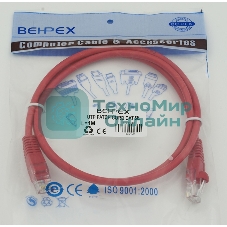 Патч-корд molded 5E Copper 1m красный