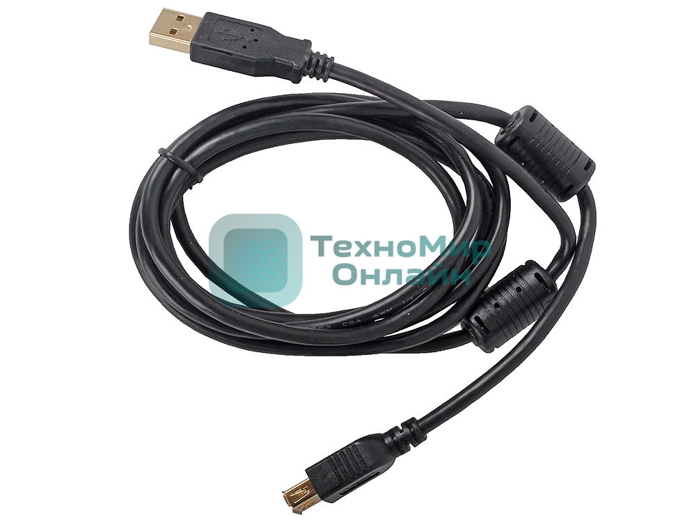 Кабель Defender PRO USB 2.0 кабель удлинительный 1.8м AM/AF, зол.конт, 2фер.фил.