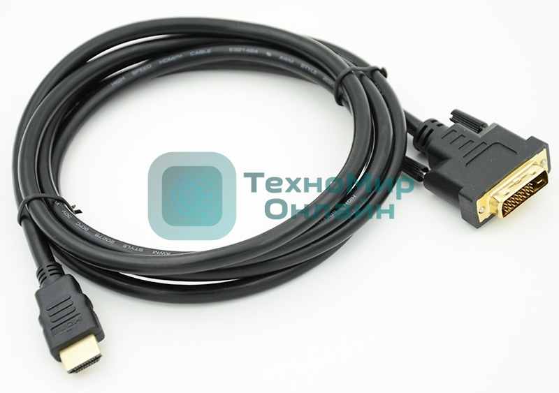 Кабель видео Behpex HDMI (m)/DVI-D (Dual Link) (m) 2м. черный