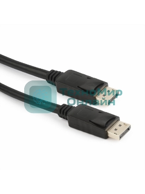 Кабель DisplayPort Gembird/Cablexpert, 3м, 20M/20M, черный, экран, пакет(CC-DP-10)