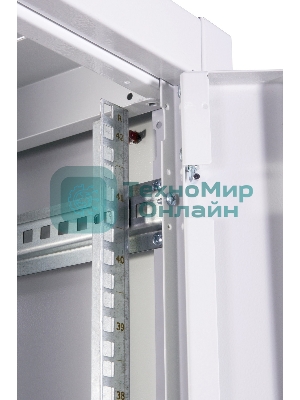 Шкаф телекоммуникационный напольный ЭКОНОМ 42U (600 × 600) дверь металл 2 шт.