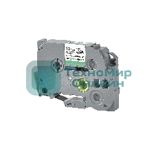 Кассета с лентой S'OK by Sakura Printing TZES731 для Brother, черный на зеленом, 12мм/8м, наклейка