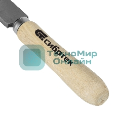 Напильник Сибртех, 250 мм, плоский, деревянная ручка