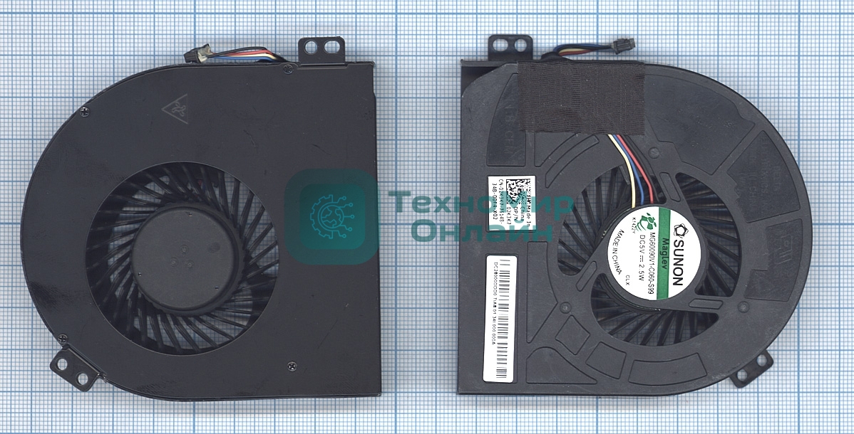 Вентилятор (кулер) для ноутбука Dell Precision M4700 CPU