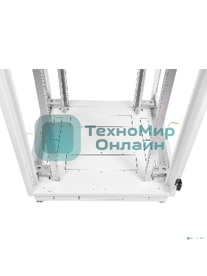 Шкаф коммутационный ЦМО ШТК-М-42.8.8-4ААА 42U 800x820 мм пер. дв. перфор. задн. дв. стал. лист 2 бок. пан. 500 кг белый