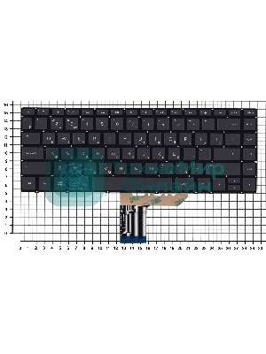 Клавиатура для ноутбука HP Spectre X360 13-w000 13-ac000 черная с подсветкой