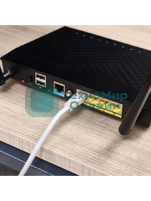 Пaтч-корд U/UTP Rexant, cat.5e, RJ45-RJ45, неэкранированный, PVC серый, 25м