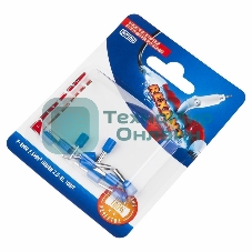 Наконечник штыревой втулочный Rexant изолированный, F-8 мм, 2.5 мм², НШВи 2.5-8/Е 2,5-8/E2508, синий, в упак. 10 шт.