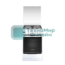 Плита газовая Gefest ПГ 5100-03 0002 белый, конфорок 4 шт, духовка 52 л, 50 см x 85 см x 58.5 см