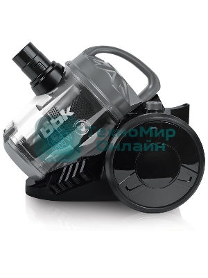 Пылесос BBK BV1503 черный/темно-серый, 320/2000 Вт, уборка сухая, пылесборник контейнер 2.5 л