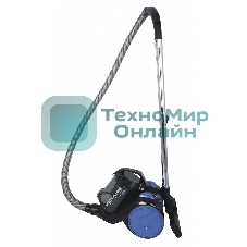 Пылесос Starwind SCV2555 черный/синий, 400/2500 Вт, уборка сухая, пылесборник контейнер 3 л