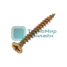 Саморез универсальный Kranz 4х30, желтый цинк, упаковка поставщика (12 000 шт.)