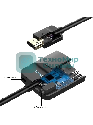 Мультимедиа конвертер Vention HDMI > VGA + аудио