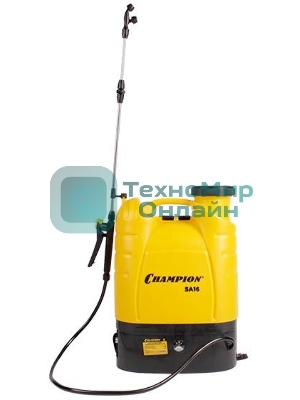 Опрыскиватель аккумуляторный CHAMPION SA16 0,5-2,5м бак 16л 12В 8Аh 3,6 л/мин 5,3кг