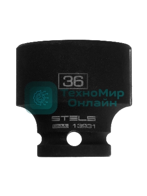 Головка ударная шестигранная Stels 36 мм, 1/2