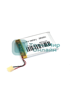 Аккумулятор Li-Pol (батарея) 3.8x34x50мм 2pin 3.7V/800mAh