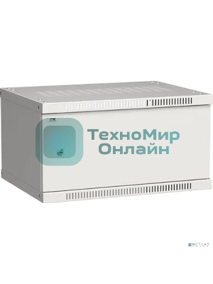 Шкаф ITK LWE3-06U64-MF LINEA WE 6U 600x450 мм дверь металл серый