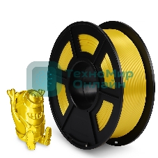 Филамент NVPrint Silk PLA+ Yellow для 3D печати диаметр 1.75мм длина 330 метров масса 1 кг