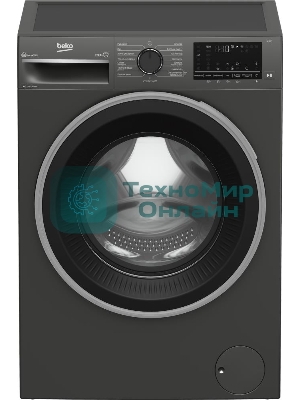 Стиральная машина Beko B3WFR572AB темно-серый, загрузка фронтальная 7 кг, 1200 об/мин., класс: А