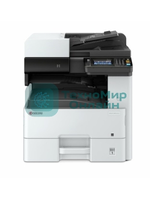 МФУ лазерное Kyocera Ecosys M4125idn (1102P23NL0), A3, ч/б, печ. до 25 стр/мин. (А4) до 12 стр/мин. (А3), скан. до 50 стр/мин., 1200 x 1200 dpi (печать) 600x600dpi (скан.), USB, RJ-45, NFC, Air Print, Mopria