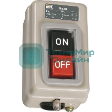 Выключатель ВКИ-216 10А 230/400В IP40 IEK KVK20-10-3