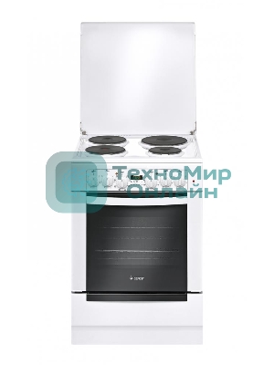 Плита электрическая Gefest 6140-03 белый, конфорок 4 электрических, духовка 55 л, 60 см x 85 см x 60 см