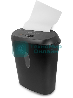 Шредер ГЕЛЕОС УМ24-4, DIN P-4 (4 ур-нь секр.), фрагмент 3,9х38мм, 17 лист (70г/м2), CD/пл.карты/скрепки/скобы, 24 литра