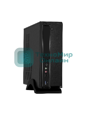 Компьютерный корпус Desktop ExeGate MI-207U (mini-ITX/mATX, без БП, 2хUSB+1хUSB 3.0, аудио, черный)