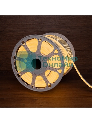 Гибкий неон Neon-night LED SMD 8х16 мм, теплый белый, 120 LED/м, бухта 100 м