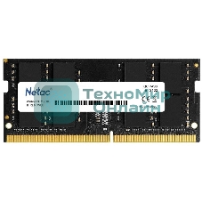 Оперативная память NETAC Basic, DDR4, 16GB (1x16GB), 2666MHz, CL19, SO-DIMM