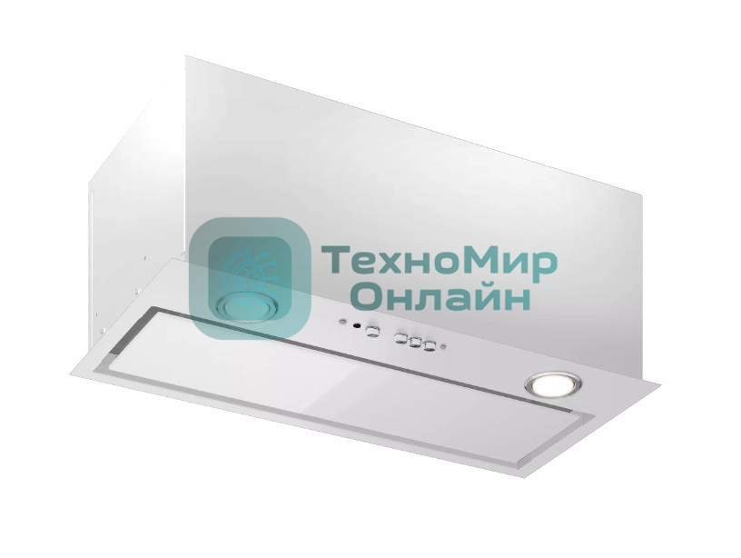 Вытяжка встраиваемая Elikor Cube 60П-1000 белый, 60 см, 1000 куб. м/ч, 54 дБ