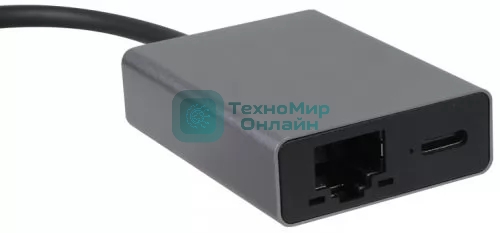 Адаптер TypeC--->RJ45+PD 100Вт, Allum Shell, VCOM