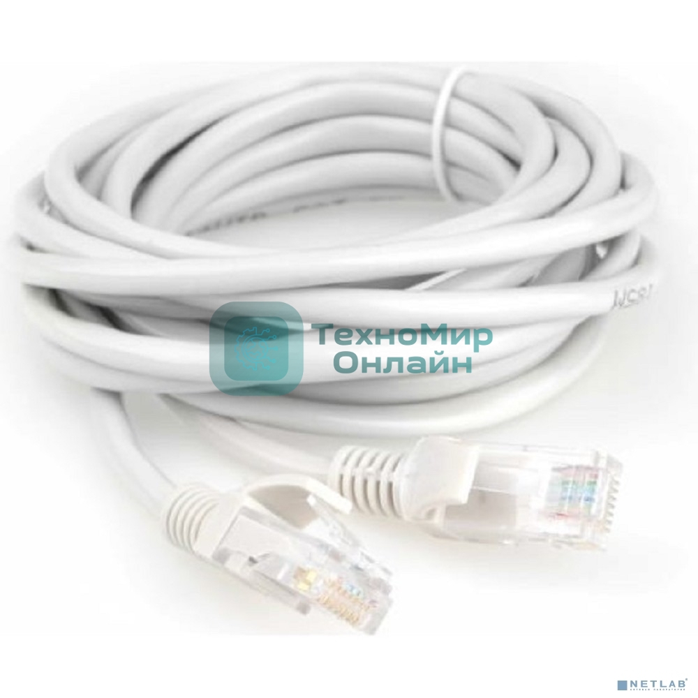 Патч-корд CCA lightl UTP Гарнизон PC-UTP-5e-3 cat.5e, 3м, литой, многожильный серый