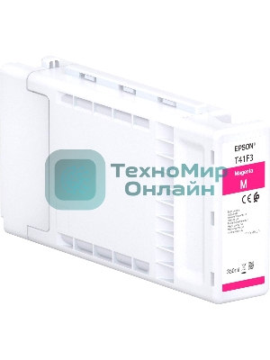 Картридж струйный Epson T41F340 (C13T41F340) Singlepack UltraChrome XD2 пурпурный (350 мл) для SureColor T3400, T3400N, T3405, T3405N, T5400, T5400M, T5405